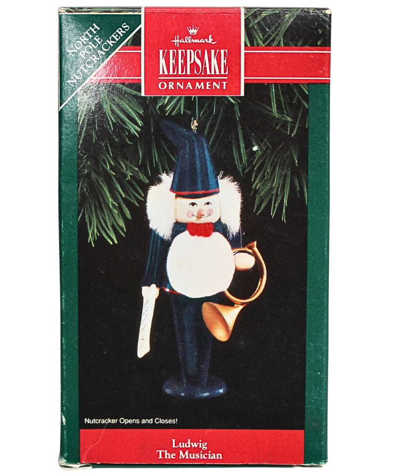 Hallmark Ornament: 1992 North Pole Nutcrackers- Ludwig the Musician | QX5281