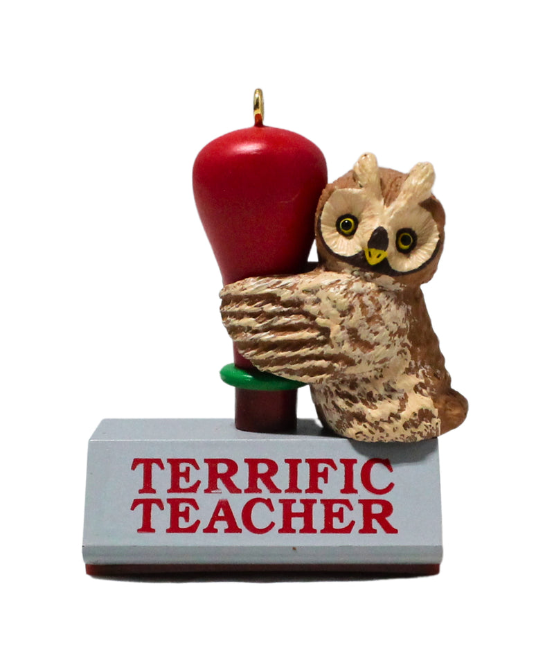 Hallmark Ornament: 1991 Terrific Teacher | QX5309