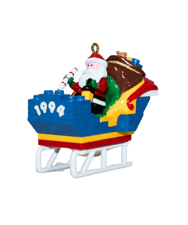 Hallmark Ornament: 1994 Santa's LEGO Sleigh | QX5453