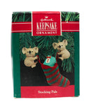 Hallmark Ornament: 1990 Stocking Pals  | QX5493