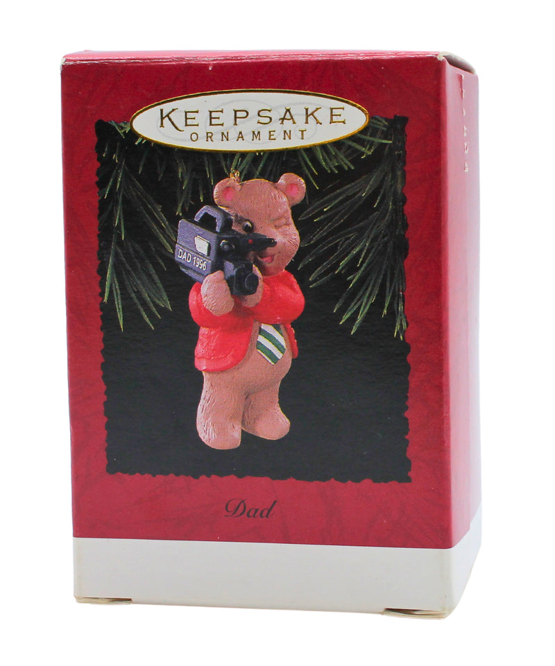 Hallmark Ornament: 1996 Dad | QX5831 | Recording Bear