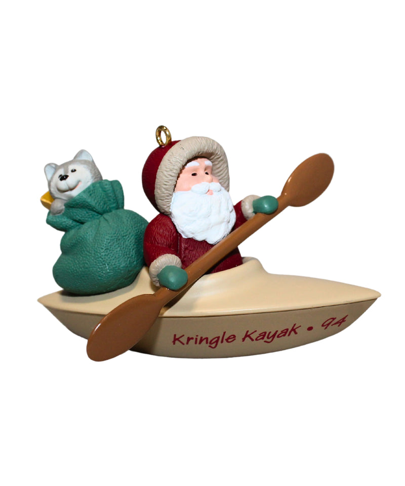 Hallmark Ornament: 1994 Kringle's Kayak | QX5886