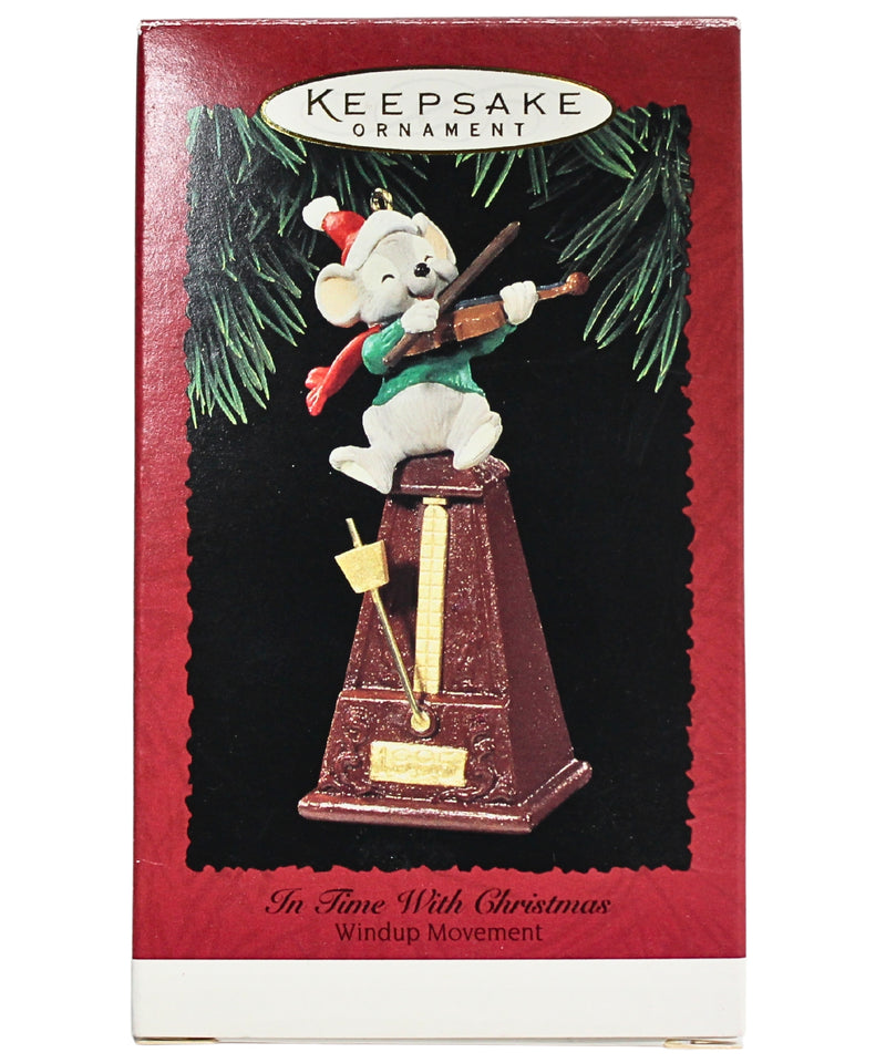 Hallmark Ornament: 1995 In Time With Christmas | QX6049 | Windup Movement
