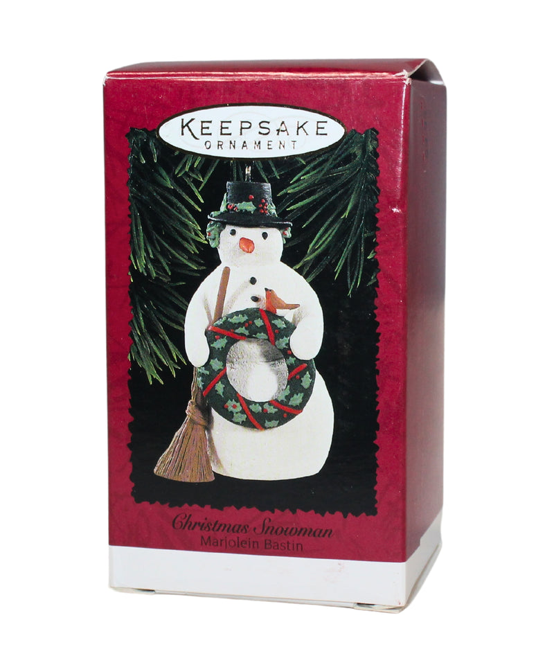 Hallmark Ornament: 1996 Christmas Snowman | QX6214 | Marjolein Bastin