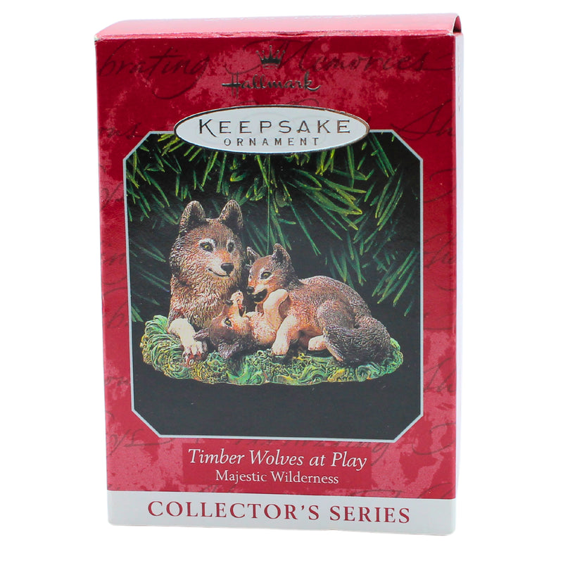 Hallmark Ornament: 1998 Timber Wolves at Play | QX6273