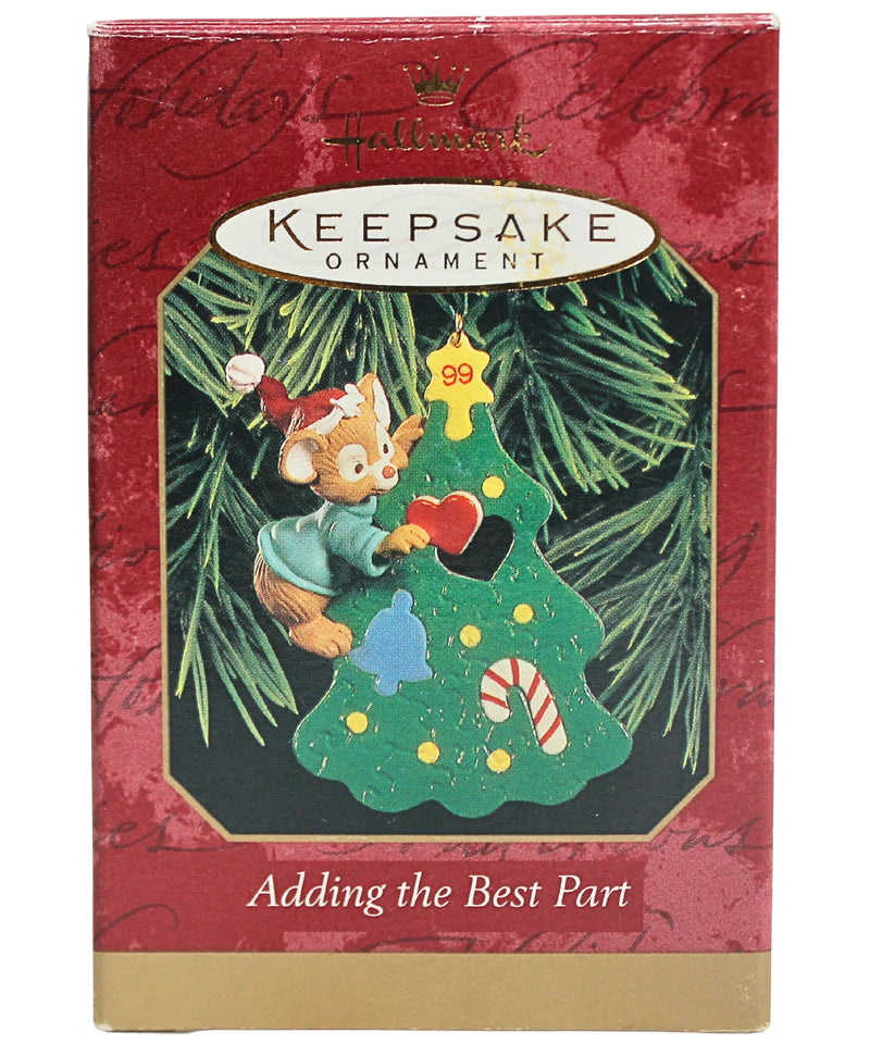 Hallmark Ornament: 1999 Adding the Best Part | QX6569
