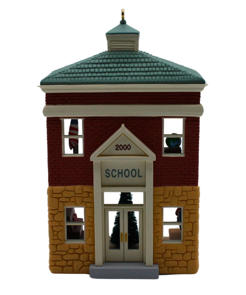 Hallmark Ornament: 2000 Schoolhouse  | QX6591