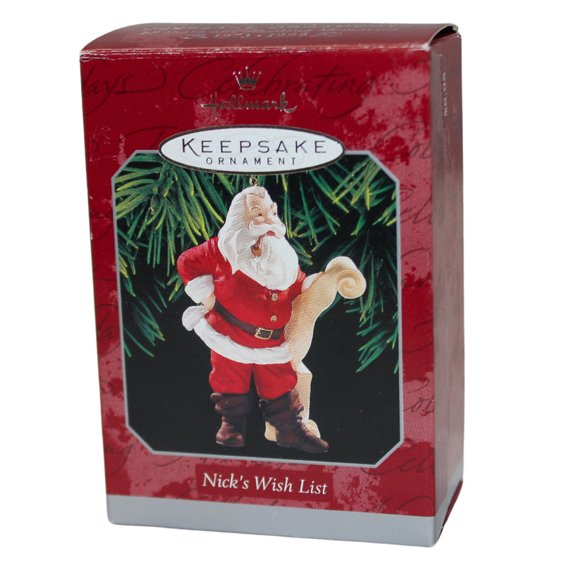 Hallmark Ornament: 1998 Nick's Wish List | QX6863