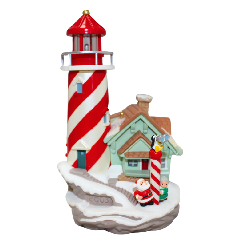 Hallmark Ornament: 2003 Lighthouse Greetings | QX7409