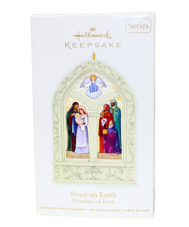 Hallmark Ornament: 2012 Peace On Earth | QX8011 | Windows of Faith