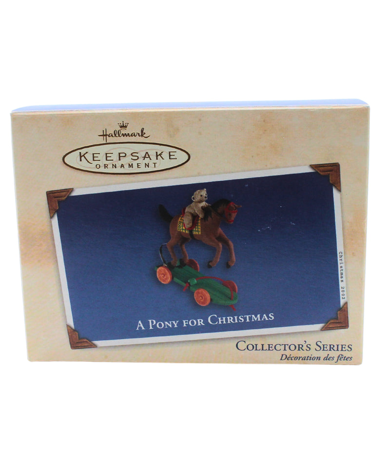 Hallmark Ornament: 2002 A Pony for Christmas | QX8056