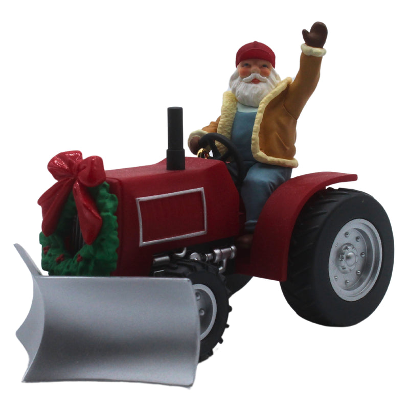 Hallmark Ornament: 2001 Santa's Snowplow | QX8065