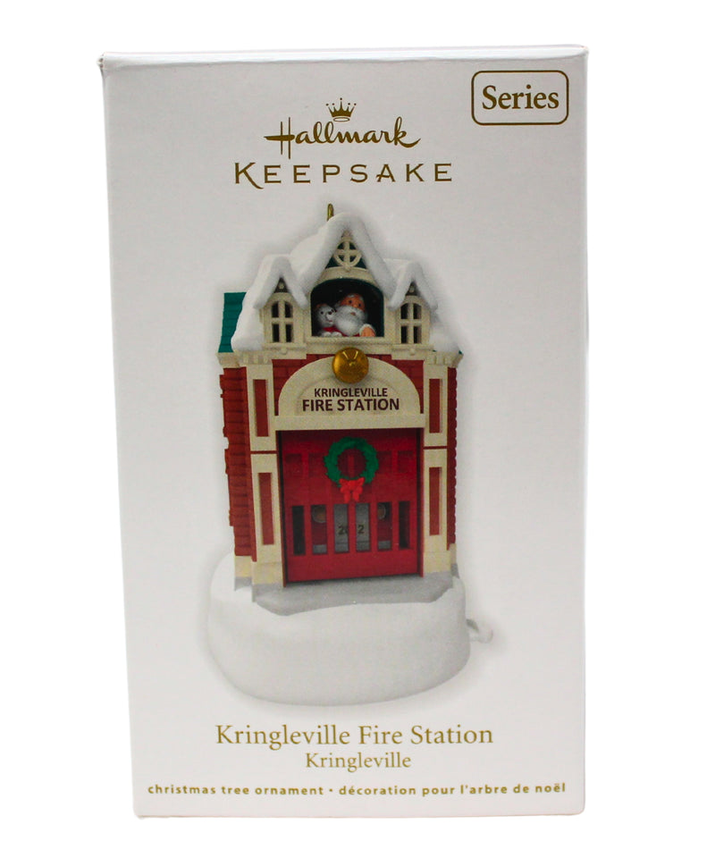 Hallmark Ornament: 2012 Kringleville Fire Station | QX8161