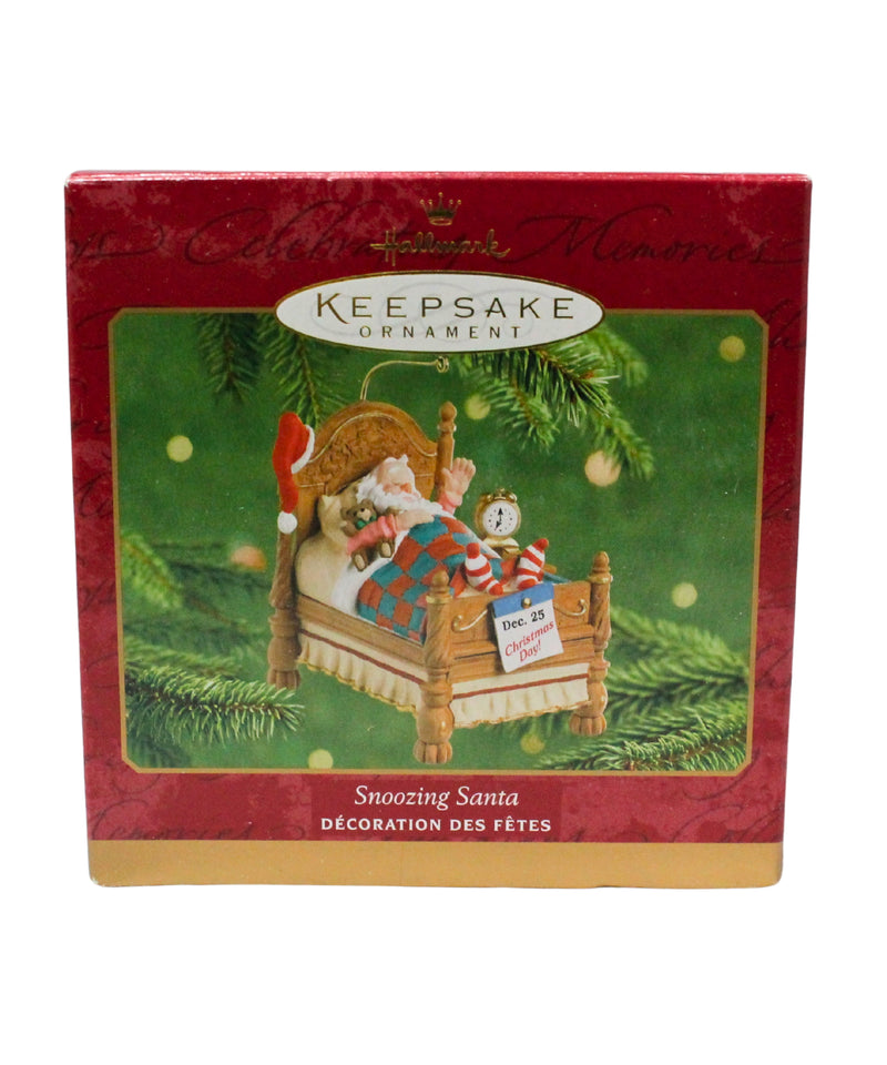 Hallmark Ornament: 2001 Snoozing Santa | QX8165