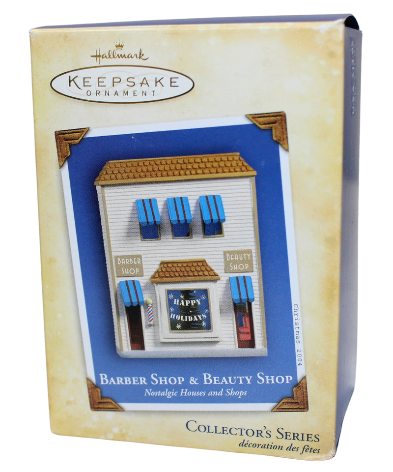 Hallmark Ornament: 2004 Barber Shop & Beauty Shop | QX8181