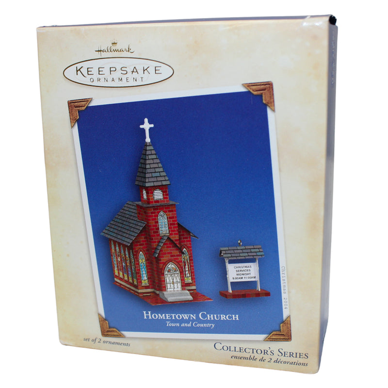 Hallmark Ornament: 2004 Hometown Church | QX8201