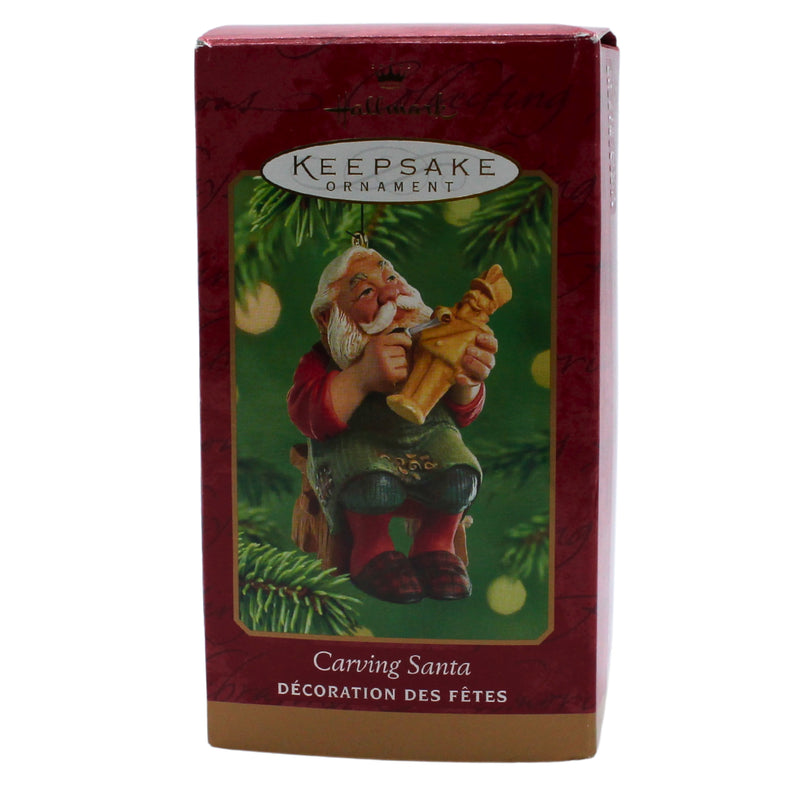 Hallmark Ornament: 2001 Carving Santa | QX8265