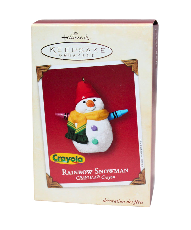 Hallmark Ornament: 2002 Rainbow Snowman | QX8283 | Crayola