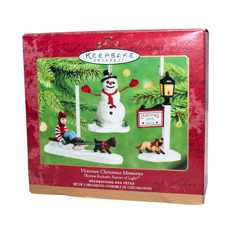 Hallmark Ornament: 2001 Victorian Christmas Memories | QX8292 | Thomas Kinkade