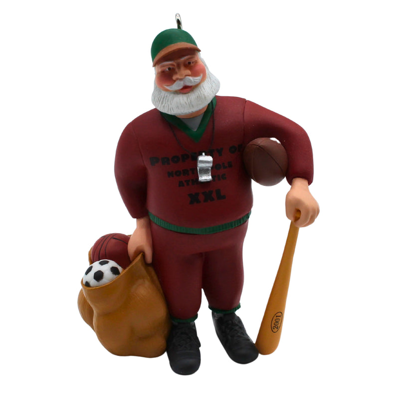 Hallmark Ornament: 2001 All-Sport Santa | QX8332