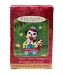 Hallmark Ornament: 2001 Child's Third Christmas | QX8385