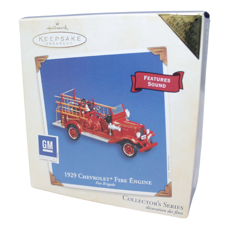 Hallmark Ornament: 2003 Chevrolet Fire Engine - 1929 | QX8449-C | Repaint