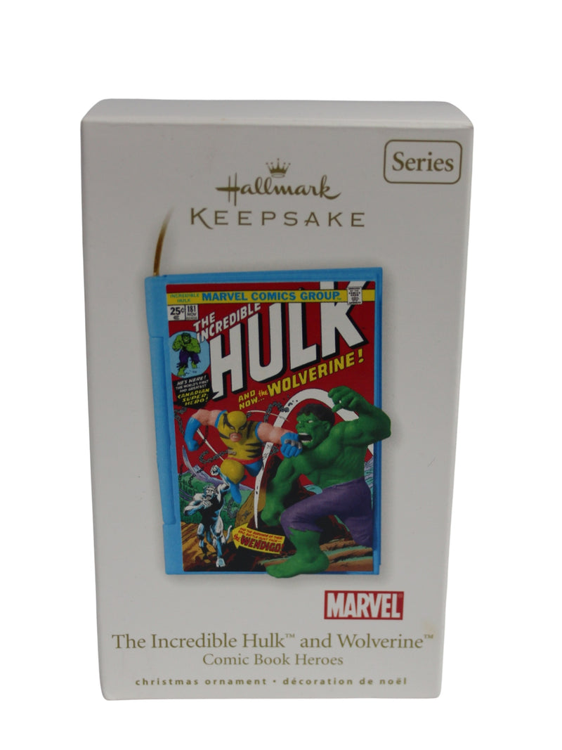 Hallmark Ornament: 2010 The Incredible Hulk and Wolverine | QX8453 | Marvel