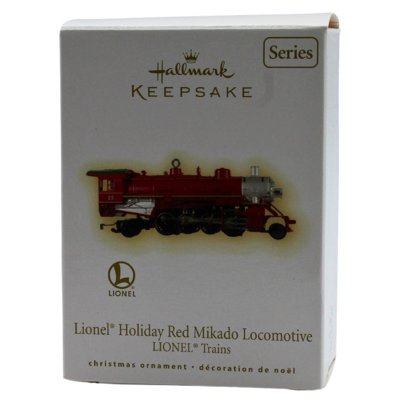 Hallmark Ornament: 2009 Lionel Holiday Red Mikado Locomotive | QX8602