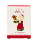 Hallmark Ornament: 2013 A Visit From Santa  | QX9005