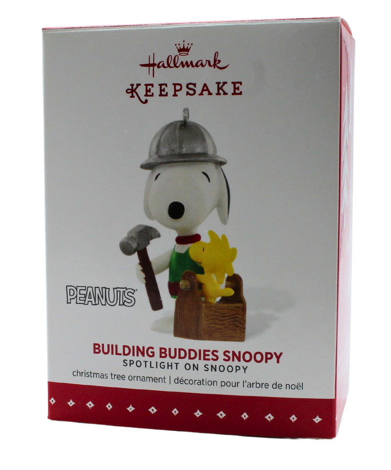 Hallmark Ornament: 2015 Building Buddies Snoopy | QX9017 | Peanuts