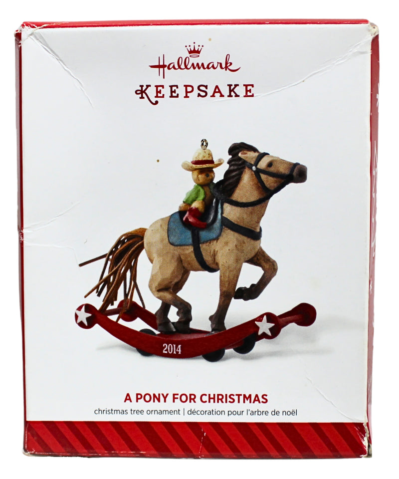 Hallmark Ornament: 2014 A Pony for Christmas | QX9133