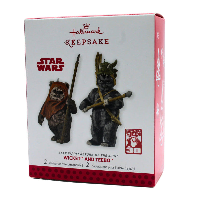 Hallmark Ornament: 2013 Wicket and Teebo | QX9172 | Star Wars