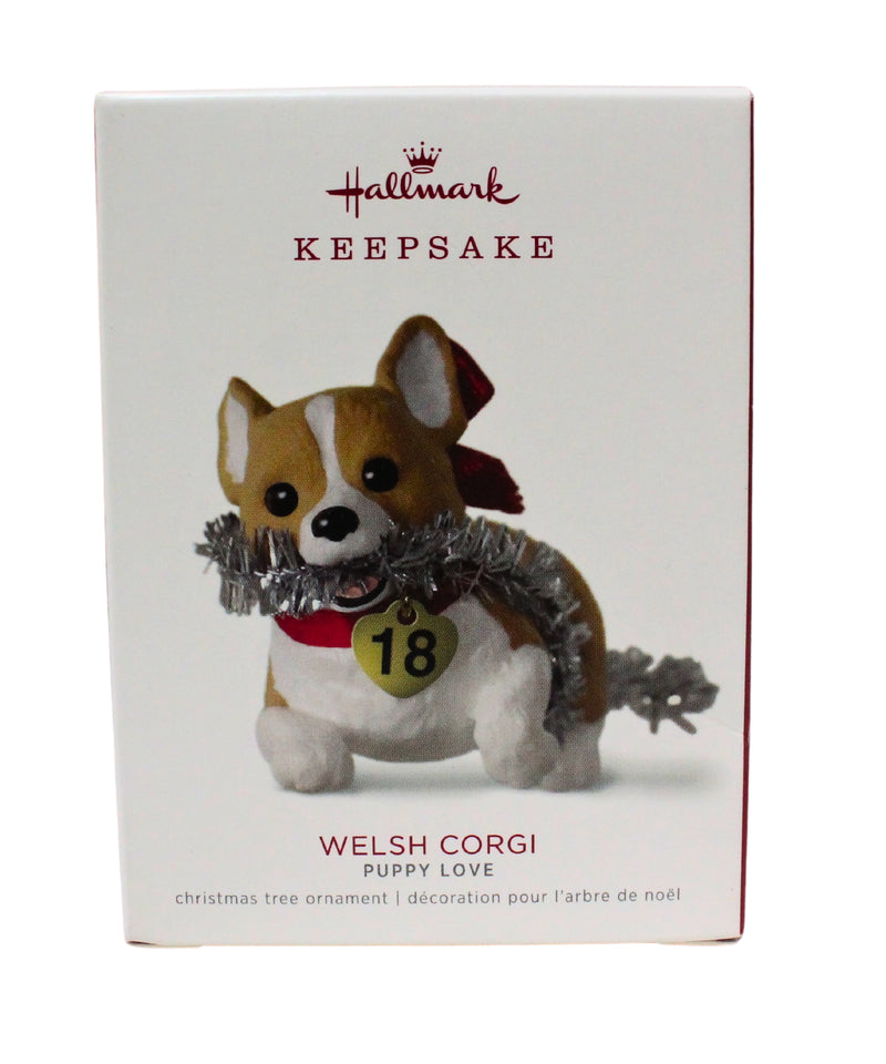 Hallmark Ornament: 2018 Welsh Corgi - Puppy Love - 28th in the Puppy Love Series | QX9346