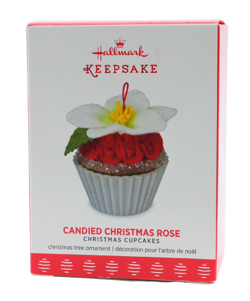 Hallmark Ornament: 2017 Candied Christmas Rose | QX9422