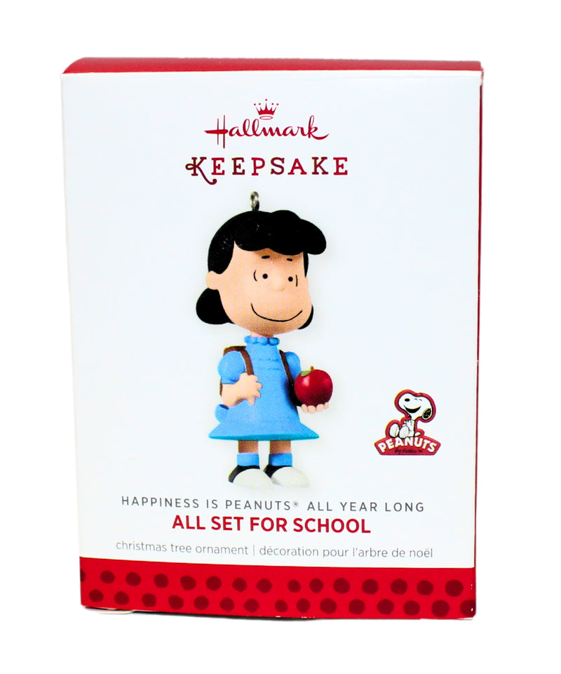 Hallmark Ornament: 2013 All Set for School | QX9805 | Peanuts