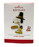 Hallmark Ornament: 2013 Giving Thanks | QX9815 | Peanuts