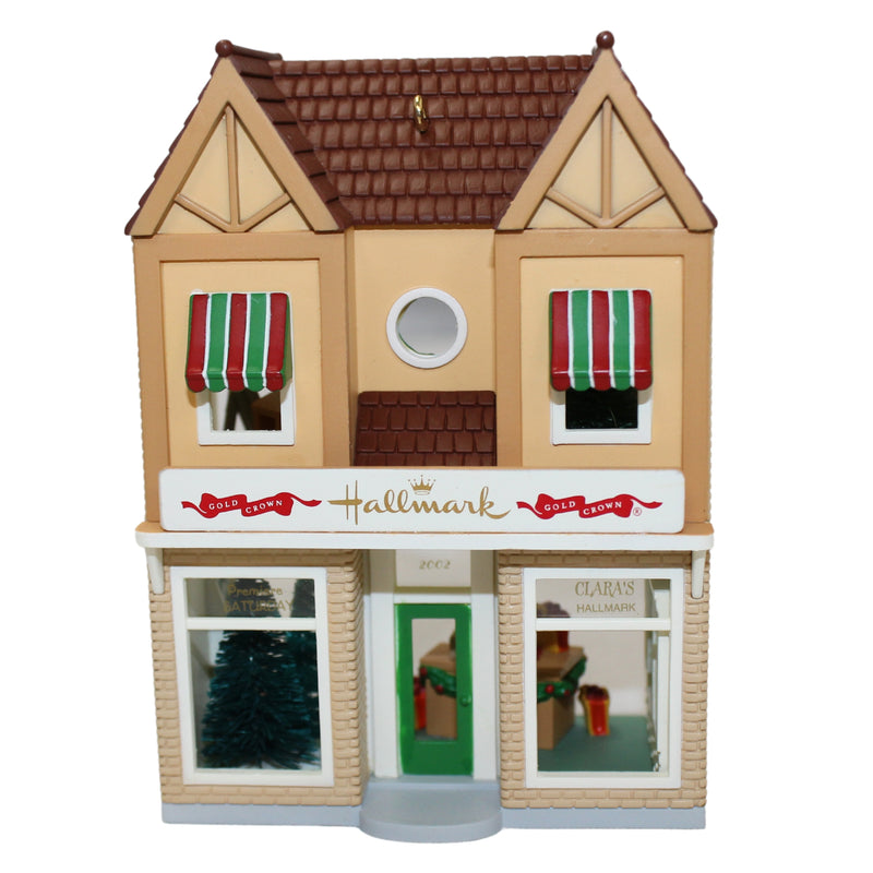 Hallmark Ornament: 2002 Clara's Hallmark Store | QXC4583 | Club Edition