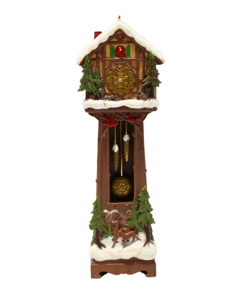 Hallmark Ornament: 2014 Santa's Grandfather Clock | QXC5077