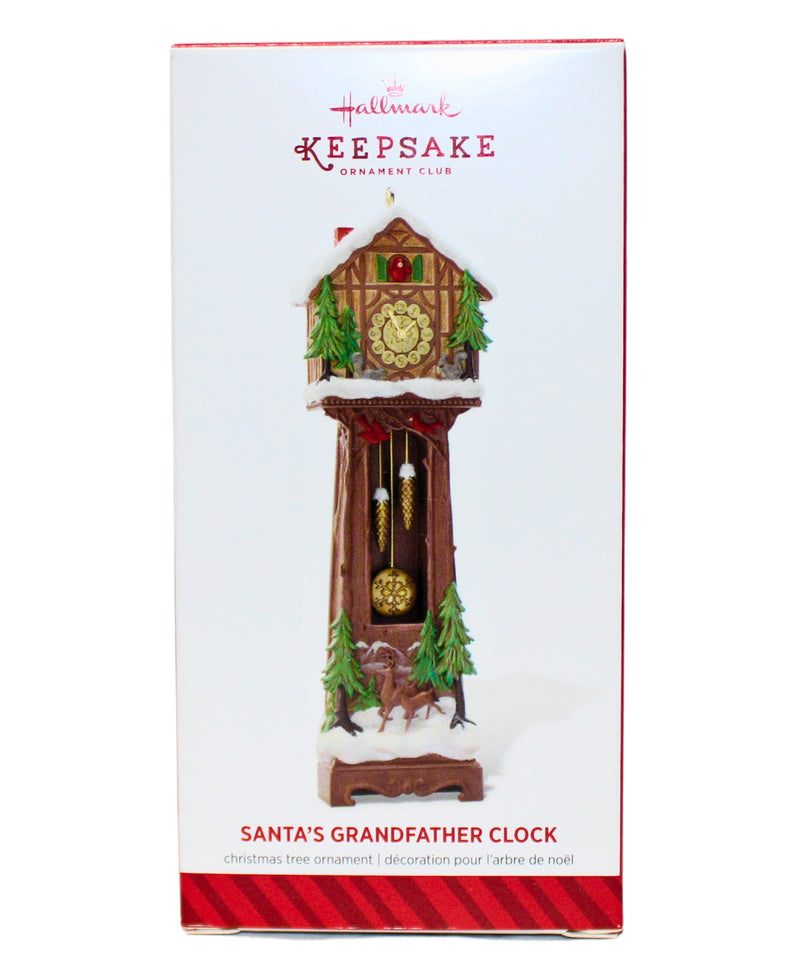 Hallmark Ornament: 2014 Santa's Grandfather Clock | QXC5077