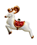 Hallmark Elegant Reindeer - Miniature Keepsake Ornament 2012 QXC9149