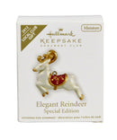 Hallmark Elegant Reindeer - Miniature Keepsake Ornament 2012 QXC9149