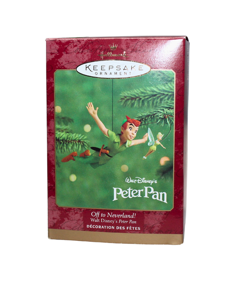 Hallmark Ornament: 2000 Off to Neverland! | QXD4004 | Peter Pan