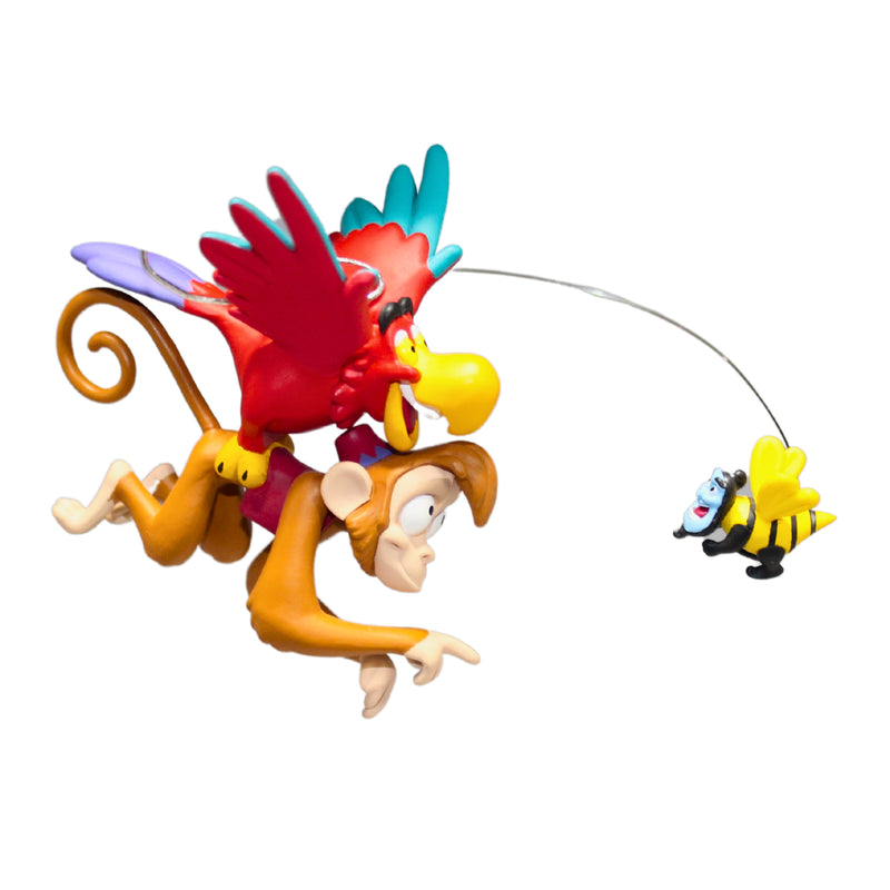 Hallmark Ornament: 1998 Iago, Abu, and the Genie | QXD4076 | Aladdin