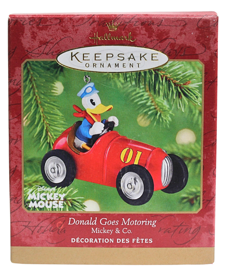 Hallmark Ornament: 2001 Donald Goes Motoring | QXD4122