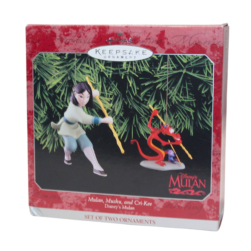 Hallmark Ornament: 1998 Mulan, Mushu, and Cri-Kee | QXD4156