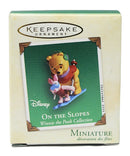 Hallmark On the Slopes - Winnie the Pooh, Mini Keepsake Ornament 2002 QXD4553