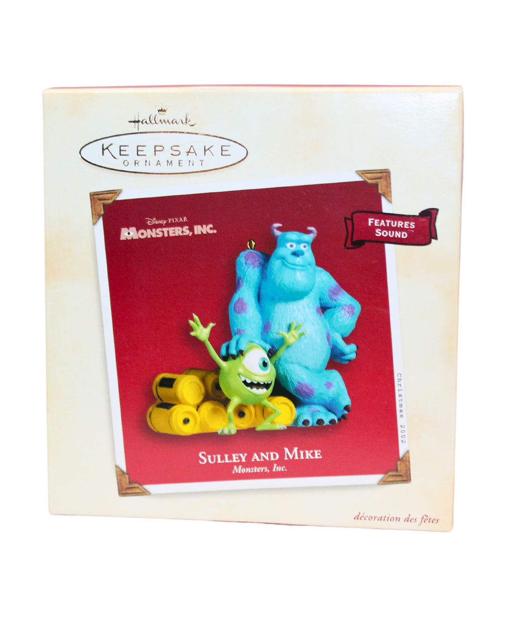 monsters inc ornament Hallmark Ornament: 2002 Sulley and Mike | QXD4613