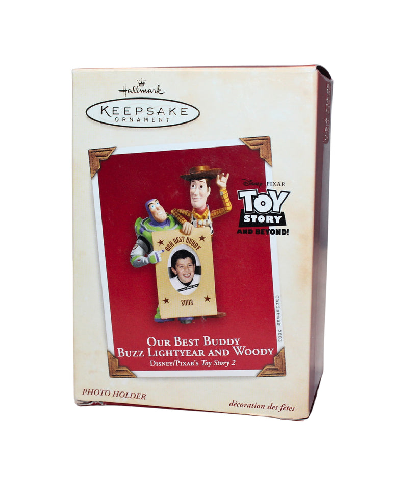 Hallmark Ornament: 2003 Our Best Buddy Buzz Lightyear and Woody | QXD5129