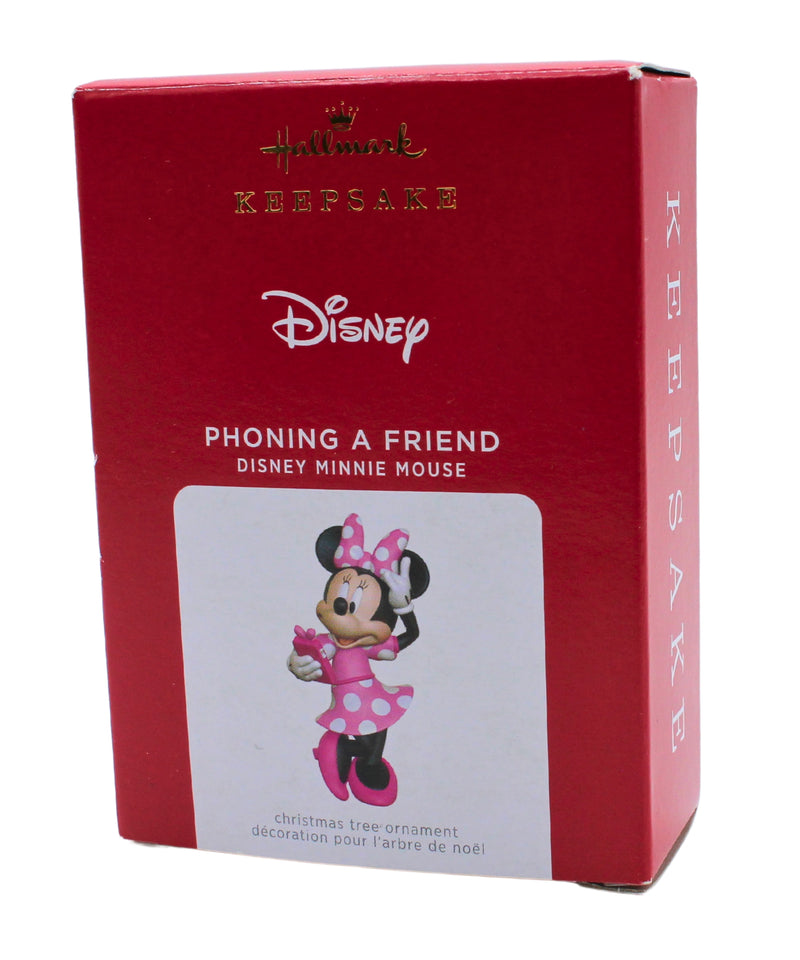 Hallmark Ornament: 2021 Phoning a Friend | QXD6472 | Minnie Mouse