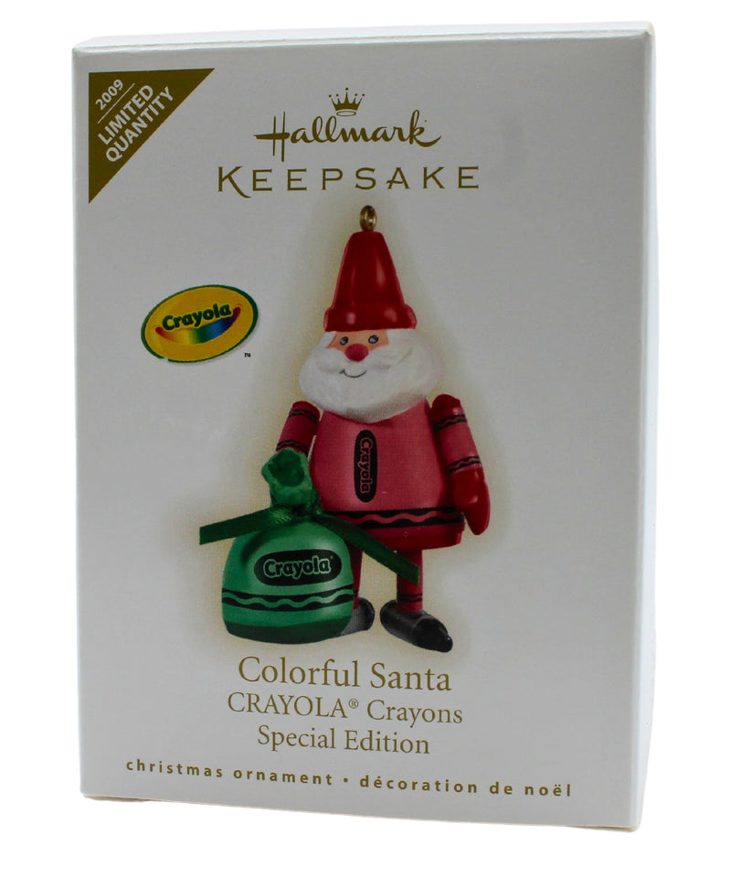 Hallmark Ornament: 2009 Colorful Santa | QXE3075 | Crayola